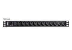 Aten PE0112 Základní řada PDU 10A Vstup C14 výstup 12x C13