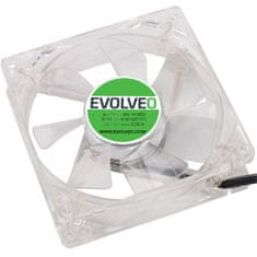 EVOLVEO ventilátor 140mm, LED červený