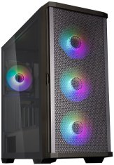 Zalman skříň Z10 Duo / ATX / 4x120 mm ARGB fan / 2xUSB 3.0 / USB-C / tvrzené sklo