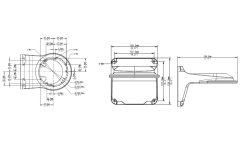 Uniview Uniarch by držák pro kameru TR-WM03-B-IN/ kompatibilní s kamerami IPC-D31x/ T31x