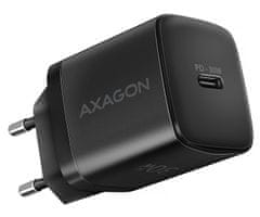 AXAGON nabíječka do sítě / ACU-PD30 / 1x USB-C / PD3.0 / PPS / QC4+ / SFC / AFC / Apple / 30W / černá