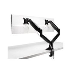 Kensington One-Touch Height Adjustable Dual Monitor Arm - Black