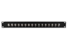 XtendLan Patch panel 19", 16 portů BNC, 1U