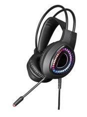 VARR GAMING RGB HEADPHONES 40MM WITH MIC USB 7.1 FOR PC & PS5 BLACK