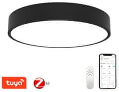 IMMAX NEO RONDATE SLIM SMART stropní svítidlo 80 x 7cm 65W černé Zigbee 3.0, TUYA