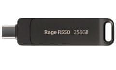 Patriot RAGE R550/256GB/USB 3.2/USB-A + USB-C/Černá