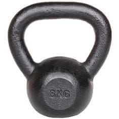 Kettlebell Kov činka černá hmotnost 8 kg