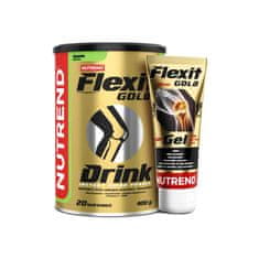 Sada nápoj Nutrend Flexit Drink 400g jablko+Gold gel 100ml