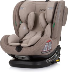 CHIPOLINO Autosedačka Peak i-Size 40-150cm Isofix 360 Macadamia