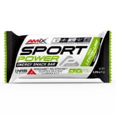 AMIX Sport Power Energy Snack Bar with caffeine 45 g fresh lemon lime