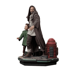 Iron Studios Figurka Iron Studios Star Wars - Obi-Wan and Young Leia Deluxe Art Scale 1/10