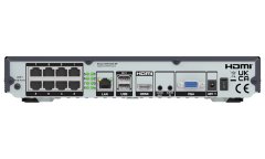 STRONG NVR rekordér NVR1120-8P/ pro 8 kamer/ 8x PoE/ rozlišení 8Mpix/ HDMI/ VGA/ USB/ LAN/ SATA až 8TB HDD