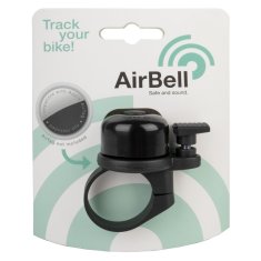 Zvonek AirBell pro AirTag černý objímka 31.8mm