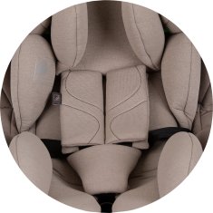 CHIPOLINO Autosedačka Peak i-Size 40-150cm Isofix 360 Macadamia