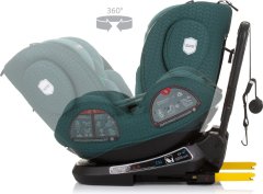 CHIPOLINO Autosedačka Peak i-Size 40-150cm Isofix 360 Pastel Green