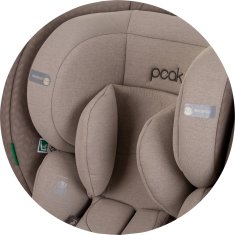 CHIPOLINO Autosedačka Peak i-Size 40-150cm Isofix 360 Macadamia