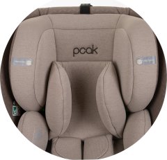 CHIPOLINO Autosedačka Peak i-Size 40-150cm Isofix 360 Macadamia