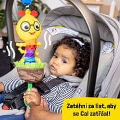 Baby Einstein Hračka s chrastítkem natahovací na C kroužku Cal-a-Puller 0m+