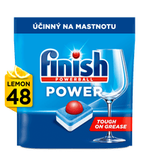 Finish Power All in 1 tablety do myčky nádobí Lemon Sparkle 48 ks