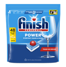 Finish Power All in 1 tablety do myčky nádobí Lemon Sparkle 48 ks