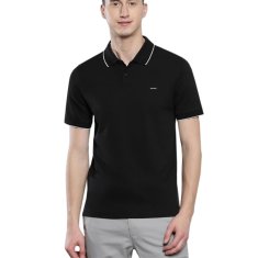 Calvin Klein Tričko černé M Polo Stretch