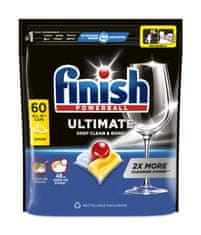 Finish Ultimate All in 1 Lemon Sparkle - kapsle do myčky nádobí 60 ks