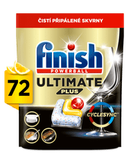 Finish Ultimate Plus All in 1 kapsle do myčky nádobí Lemon 72 ks