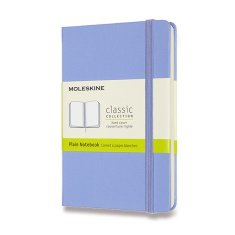 Zápisník Moleskine - tvrdé desky S, čistý, nebesky modrý