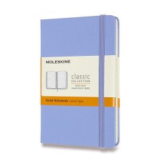 Zápisník Moleskine - tvrdé desky S, linkovaný, nebesky modrý