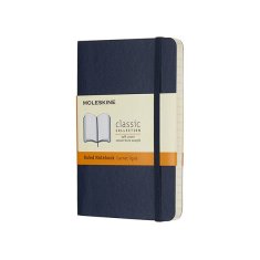 Moleskine Zápisník - měkké desky S, linkovaný, modrý