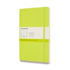 Zápisník Moleskine - měkké desky L, čistý, limetka