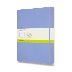 Zápisník Moleskine - měkké desky XL, čistý, nebesky modrý