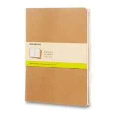 Sešity Moleskine Cahier XL, čistý, 3 ks, karton