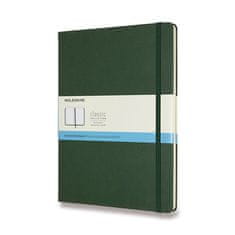 Moleskine Zápisník - tvrdé desky XL, tečkovaný, tm. zelený