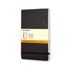 Zápisník Moleskine Reporter - měkké desky S, linkovaný, černý