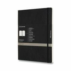 Zápisník Moleskine Professional - měkké desky XL, černý černý