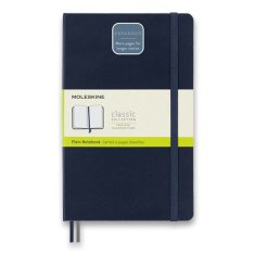 Zápisník Moleskine Expanded - tvrdé desky L, čistý, modrý