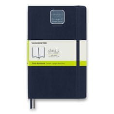 Zápisník Moleskine Expanded - měkké desky L, čistý, modrý