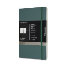 Zápisník Moleskine Professional - měkké desky L, tm. zelený