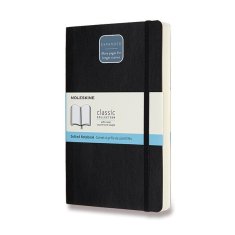 Zápisník Moleskine Expanded - měkké desky L, tečkovaný, černý