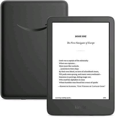 Amazon E-book Kindle Touch 2024 (16 GB), black, s reklamou