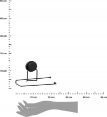 Dekorstyle Držák na papírové utěrky OKY černý