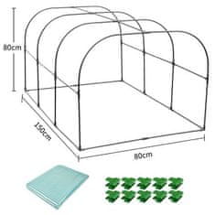 Plant Shed 8A konstrukce na ochranu rostlin 150 x 80 x 80 cm balení 1 sada