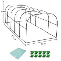 Plant Shed 8C konstrukce na ochranu rostlin 250 x 80 x 80 cm balení 1 sada