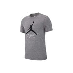 Nike Tričko šedé L Jumpman Flight Hbr Tee