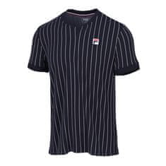 FILA Tričko tmavomodré L Stripes