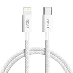 Tech-protect Ultraboost Lite kabel USB-C / Lightning PD 27W / 3A 1m, šedý