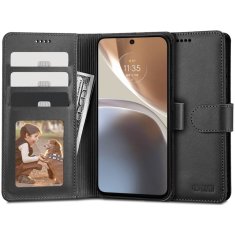 Tech-protect Wallet knížkové pouzdro na Motorola Moto G32, černé