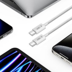 Tech-protect Ultraboost Lite kabel USB-C / USB-C PD 60W / 3A 1m, šedý