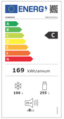 Gorenje Kombinovaná chladnička NRC62CSXL4